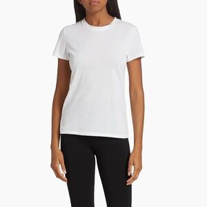 Vince Pima Cotton White Crewneck Tee Women’s Large Soft Lightweight Top